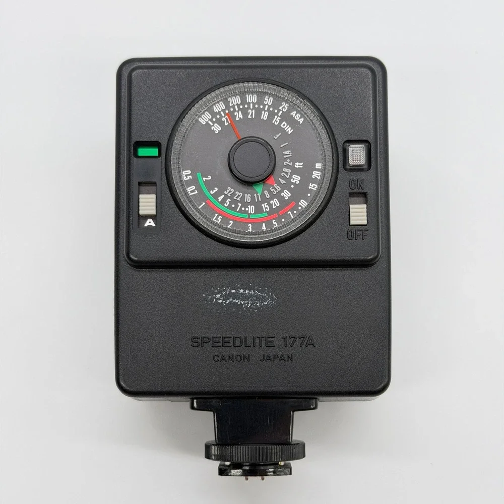 Canon Speedlite 177A External Flash for A-Series Film Cameras Black Japan Tested